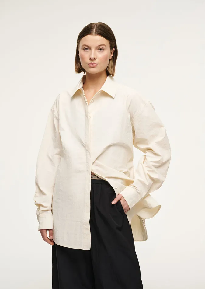 LongSleeveTops AVANT SHIRT IN WHISPER WHITE PE Nation Women