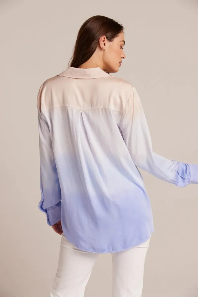 Long Sleeve Women Bella Dahl Flowy Button Down 8211 Sunrise Ombre Dye Long Sleeve Women Bella Dahl Flowy Button Down 8211 Sunrise Ombre Dye