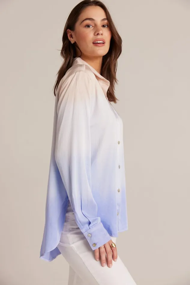 Long Sleeve Women Bella Dahl Flowy Button Down 8211 Sunrise Ombre Dye Long Sleeve Women Bella Dahl Flowy Button Down 8211 Sunrise Ombre Dye