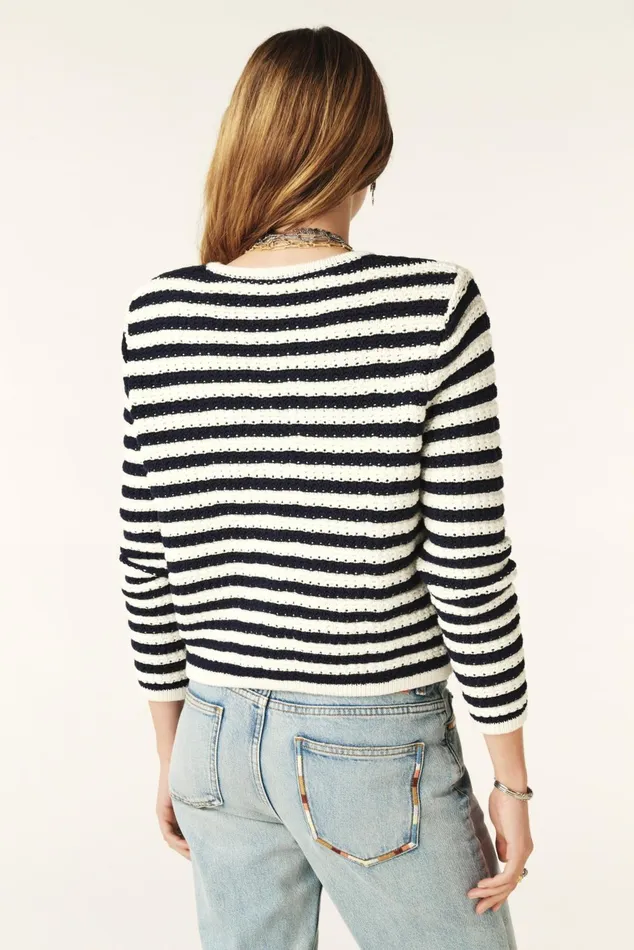 LongSleeved Cardigan Gaspard OffWhite Women Baandsh Sweaters and Cardigans