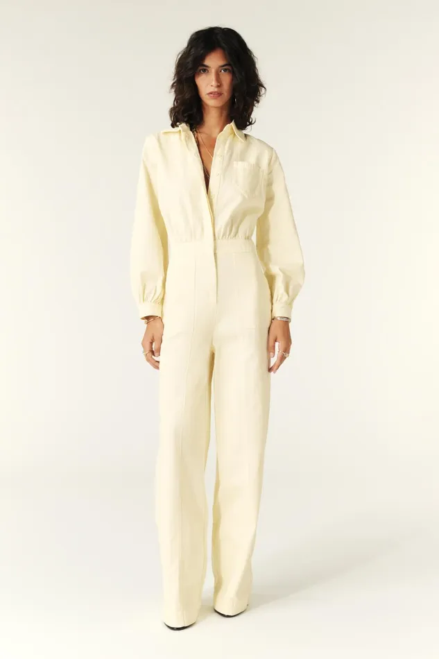 LongSleeved Jumpsuit Golba Yellow Women Baandsh Jumpsuits and Overalls