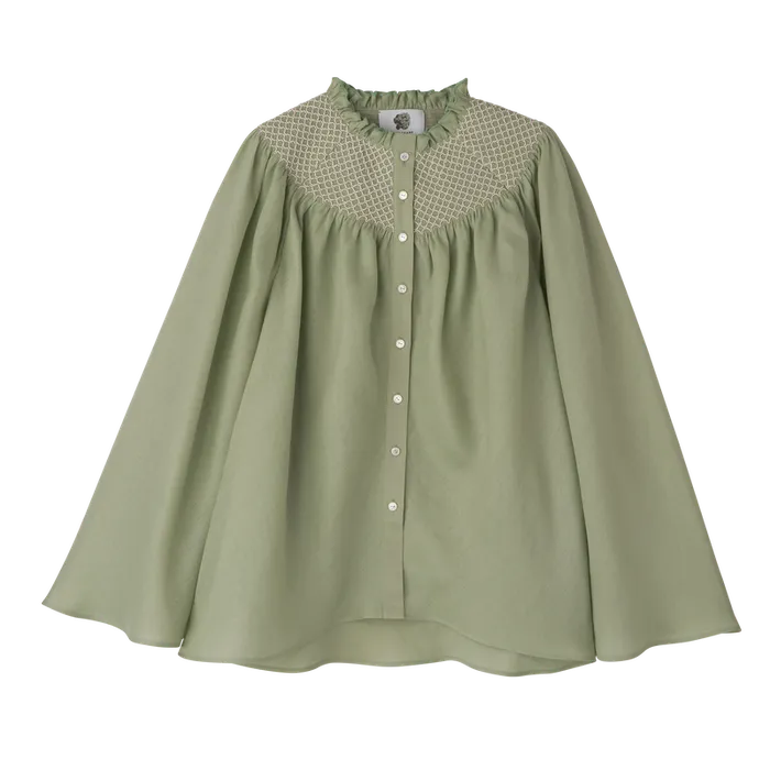 Longchamp Blouse Vervain Women Tops and Blouses