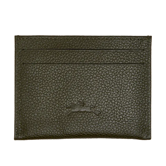 Longchamp Le Foulonn Card holder KhakiKhakiKhaki WomenMen Cardholders and Coin purses Longchamp Le Foulonn Card holder KhakiKhakiKhaki WomenMen Cardholders and Coin purses