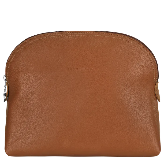 Longchamp Le Foulonn Toiletry case Caramel WomenMen Toiletry bags
