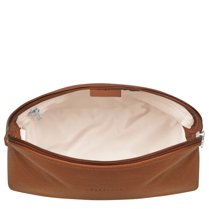 Longchamp Le Foulonn Toiletry case Caramel WomenMen Toiletry bags Longchamp Le Foulonn Toiletry case Caramel WomenMen Toiletry bags