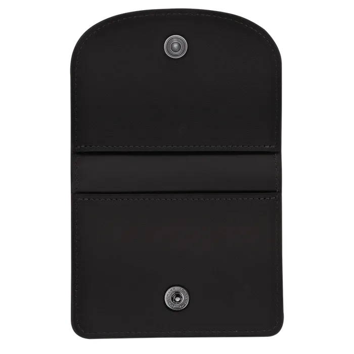 Longchamp Le Pliage Xtra Card holder BlackBlackBlack WomenMen Cardholders and Coin purses
