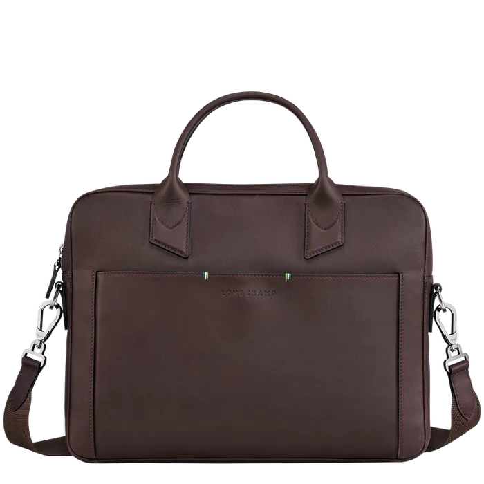 Longchamp sur Seine Briefcase Mocha Men Briefcase Longchamp