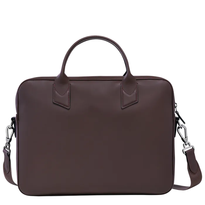 Longchamp sur Seine Briefcase Mocha Men Briefcase Longchamp