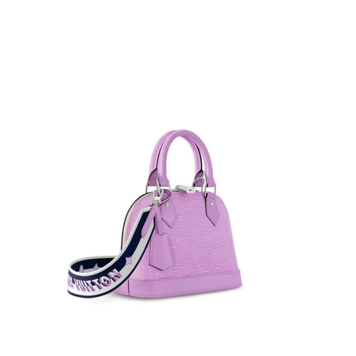 Louis Vuitton Lilas Provence Lilac M22642 Alma BB 8211 Louis Vuitton Handbag Store Women Louis Vuitton Alma Bag
