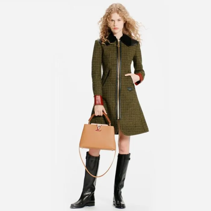 Louis Vuitton M20784 Capucines MM Arizona Wood 8211 Louis Vuitton Handbag Store Women Louis Vuitton Capucines Bag