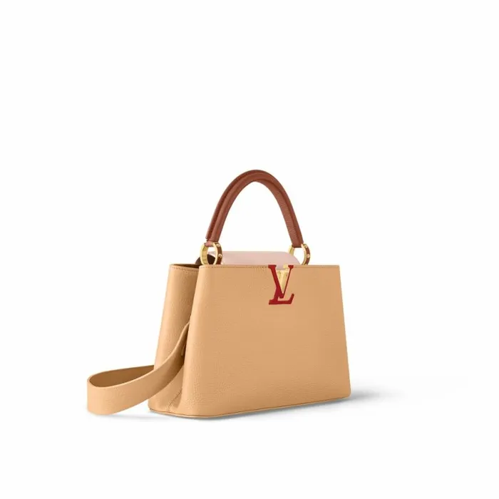 Louis Vuitton M20784 Capucines MM Arizona Wood 8211 Louis Vuitton Handbag Store Women Louis Vuitton Capucines Bag