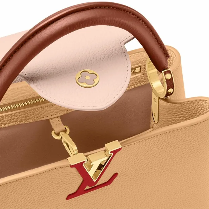 Louis Vuitton M20784 Capucines MM Arizona Wood 8211 Louis Vuitton Handbag Store Women Louis Vuitton Capucines Bag