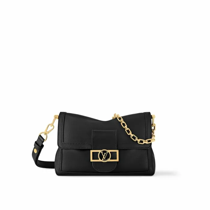 Louis Vuitton M25209 Dauphine Soft MM Black 8211 Louis Vuitton Handbag Store Women Louis Vuitton Dauphine Bag