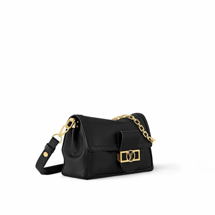 Louis Vuitton M25209 Dauphine Soft MM Black 8211 Louis Vuitton Handbag Store Women Louis Vuitton Dauphine Bag