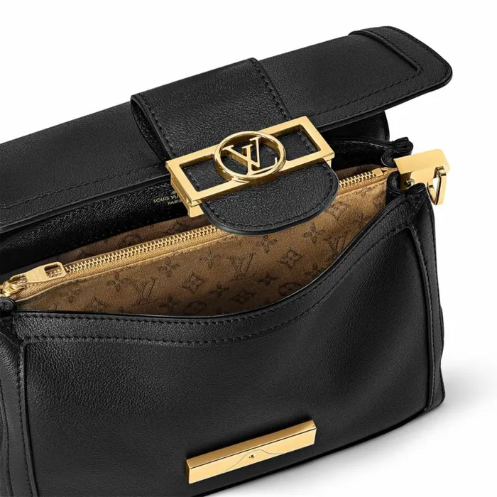 Louis Vuitton M25209 Dauphine Soft MM Black 8211 Louis Vuitton Handbag Store Women Louis Vuitton Dauphine Bag