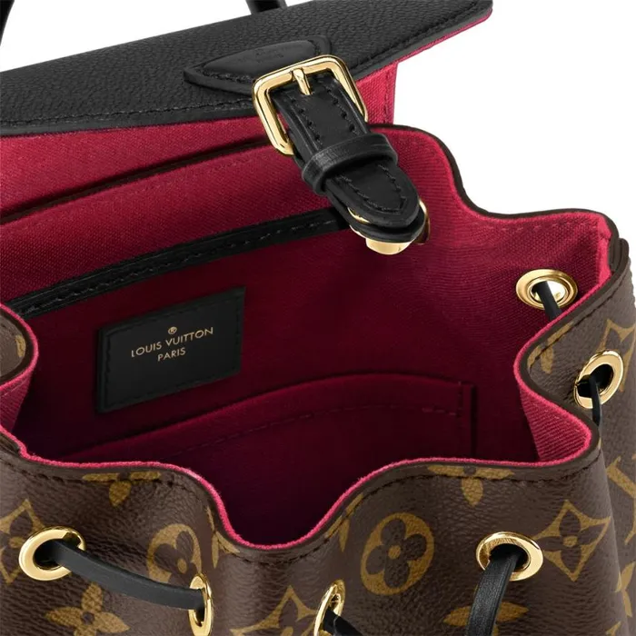 Louis Vuitton M45516 Montsouris BB Black 8211 Louis Vuitton Handbag Store Women Louis Vuitton Backpacks