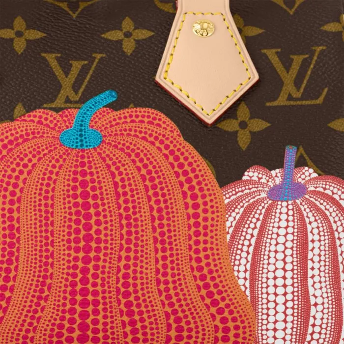 Louis Vuitton M46469 LV X YK Speedy Bandoulire 20 Pumpkin Print 8211 Louis Vuitton Handbag Store Women Louis Vuitton Speedy Bag
