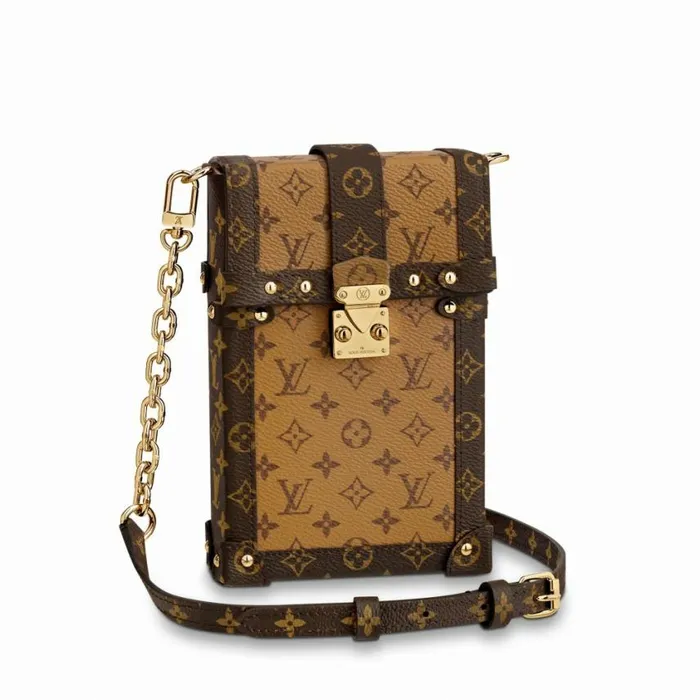 Louis Vuitton M67873 Vertical Trunk Pochette 8211 Louis Vuitton Handbag Store Women Louis Vuitton Trunk Bag