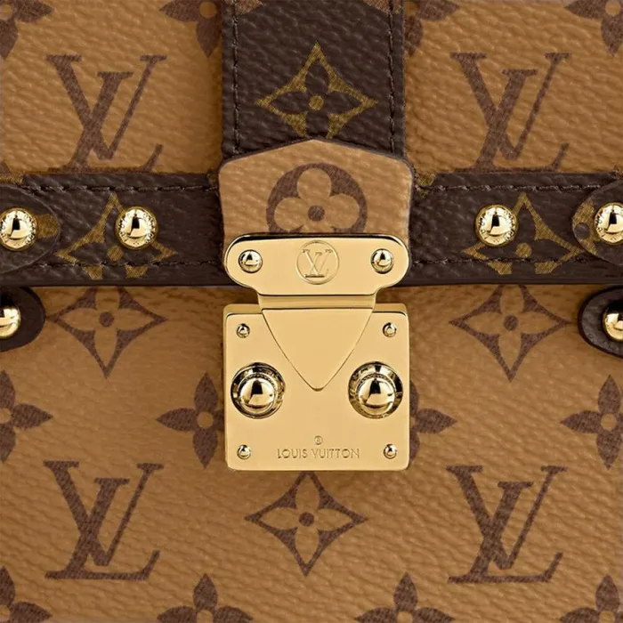 Louis Vuitton M67873 Vertical Trunk Pochette 8211 Louis Vuitton Handbag Store Women Louis Vuitton Trunk Bag