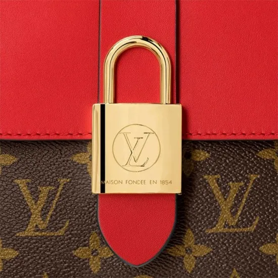 Louis Vuitton Red M44322 Locky BB 8211 Louis Vuitton Handbag Store Women Louis Vuitton Shoulder and Totes