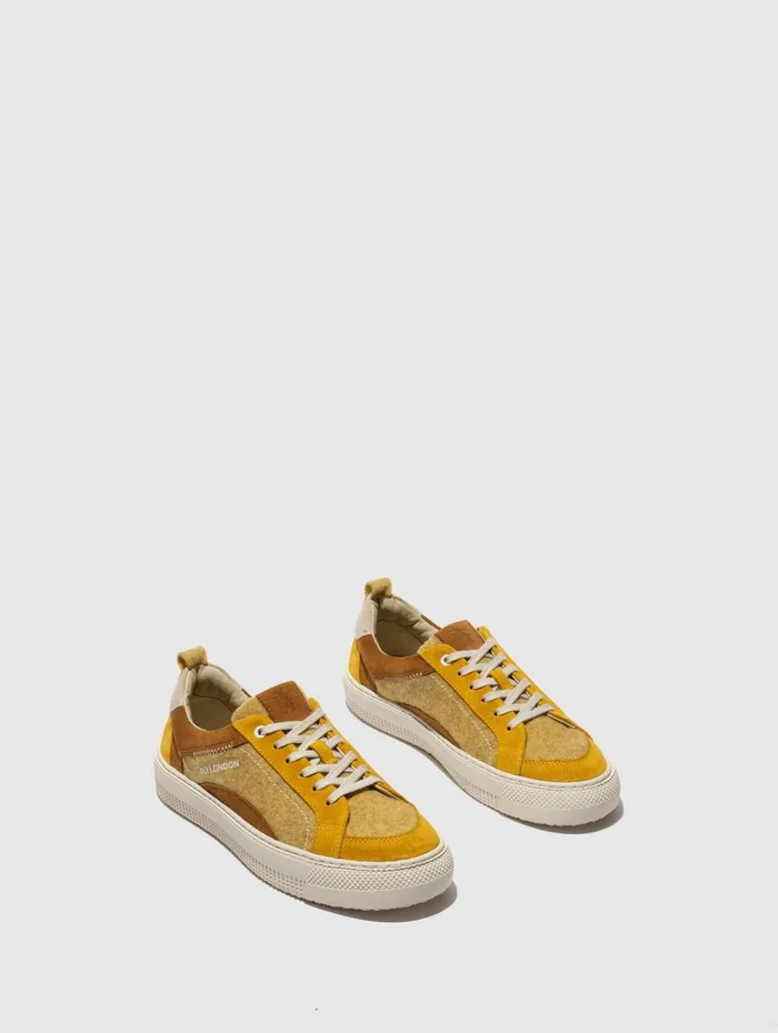LowTop Trainers TAIK687FLY PALE YELLOWYELLOWCAMELOFFWHITE Women Fly London Trainers