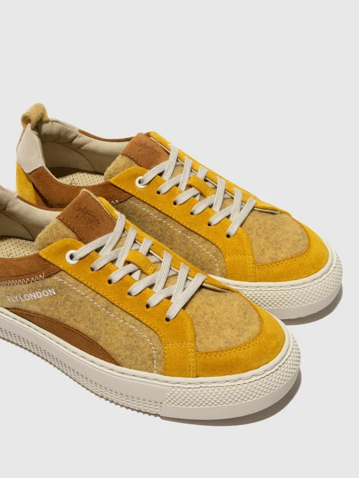 LowTop Trainers TAIK687FLY PALE YELLOWYELLOWCAMELOFFWHITE Women Fly London Trainers