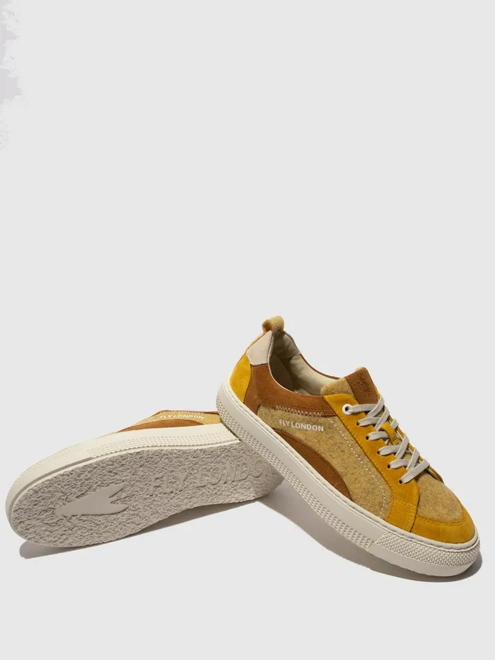 LowTop Trainers TAIK687FLY PALE YELLOWYELLOWCAMELOFFWHITE Women Fly London Trainers