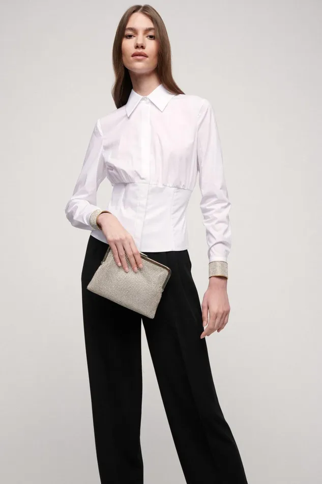 Luisa Spagnoli Blouses And Shirts Women Lecco White Luisa Spagnoli Blouses And Shirts Women Lecco White