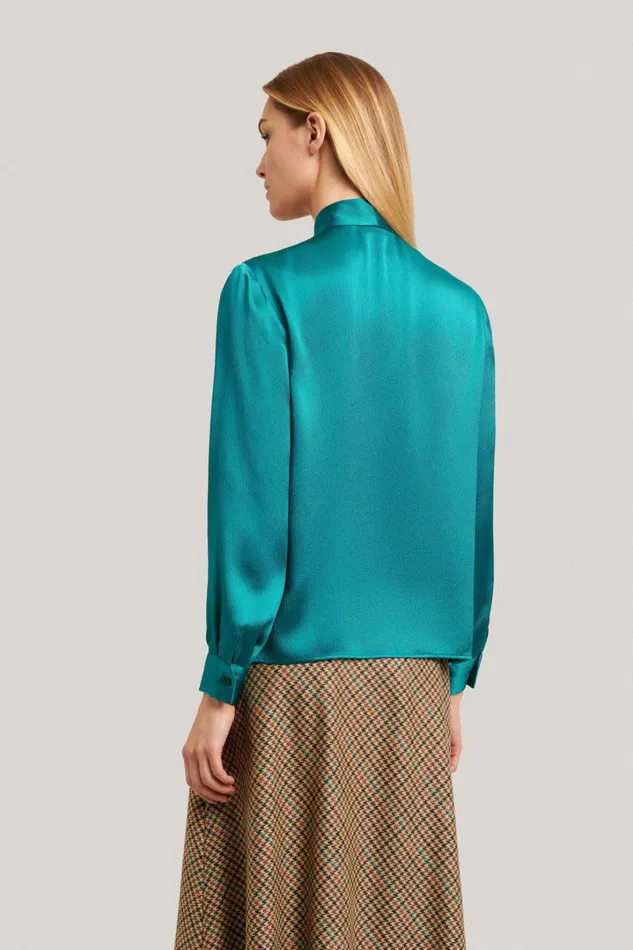 Luisa Spagnoli Blouses And Shirts Women Liceale Turquoise Luisa Spagnoli Blouses And Shirts Women Liceale Turquoise