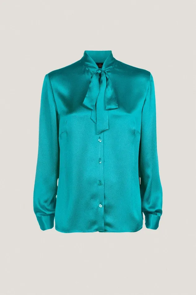 Luisa Spagnoli Blouses And Shirts Women Liceale Turquoise Luisa Spagnoli Blouses And Shirts Women Liceale Turquoise
