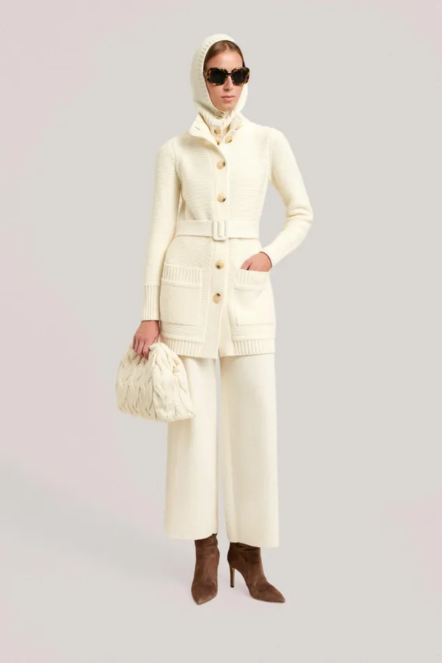 Luisa Spagnoli Cardigan Women Mauretta Cream Luisa Spagnoli Cardigan Women Mauretta Cream
