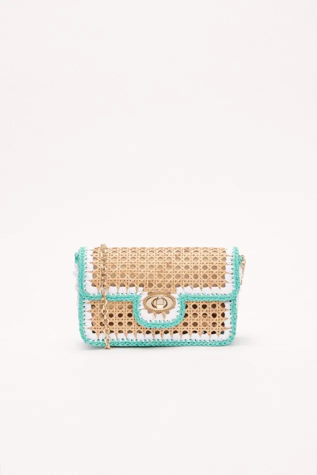 Luisa Spagnoli Clutch And Pochette Women Isoletta Lightbluegold