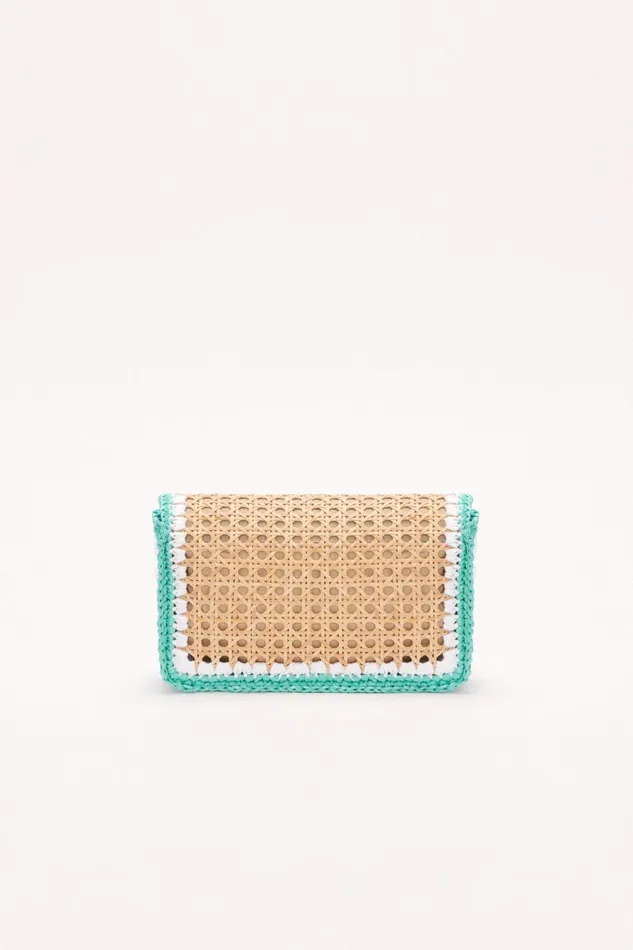 Luisa Spagnoli Clutch And Pochette Women Isoletta Lightbluegold Luisa Spagnoli Clutch And Pochette Women Isoletta Lightbluegold