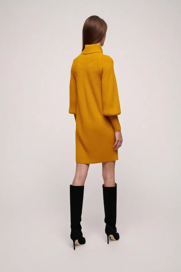 Luisa Spagnoli Dresses and Jumpsuits Women Metius Mustard Luisa Spagnoli Dresses and Jumpsuits Women Metius Mustard