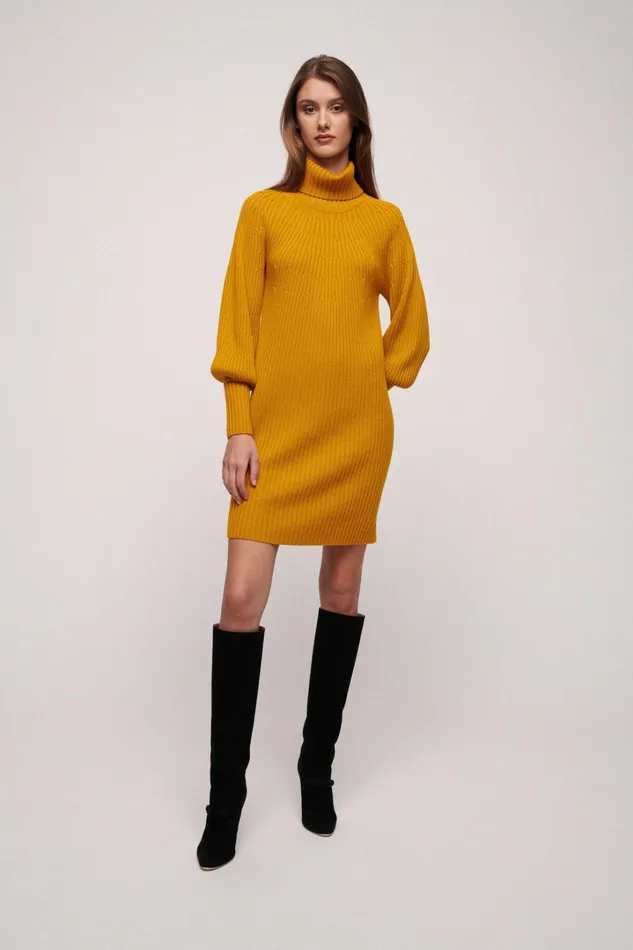 Luisa Spagnoli Dresses and Jumpsuits Women Metius Mustard Luisa Spagnoli Dresses and Jumpsuits Women Metius Mustard