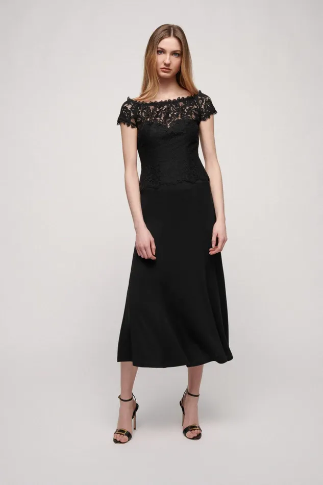 Luisa Spagnoli Formal Dresses Women Graffetta Black