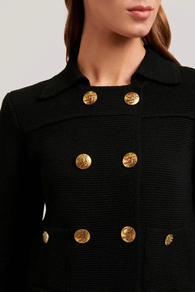 Luisa Spagnoli Jackets and Blazers Women Magone Black Luisa Spagnoli Jackets and Blazers Women Magone Black