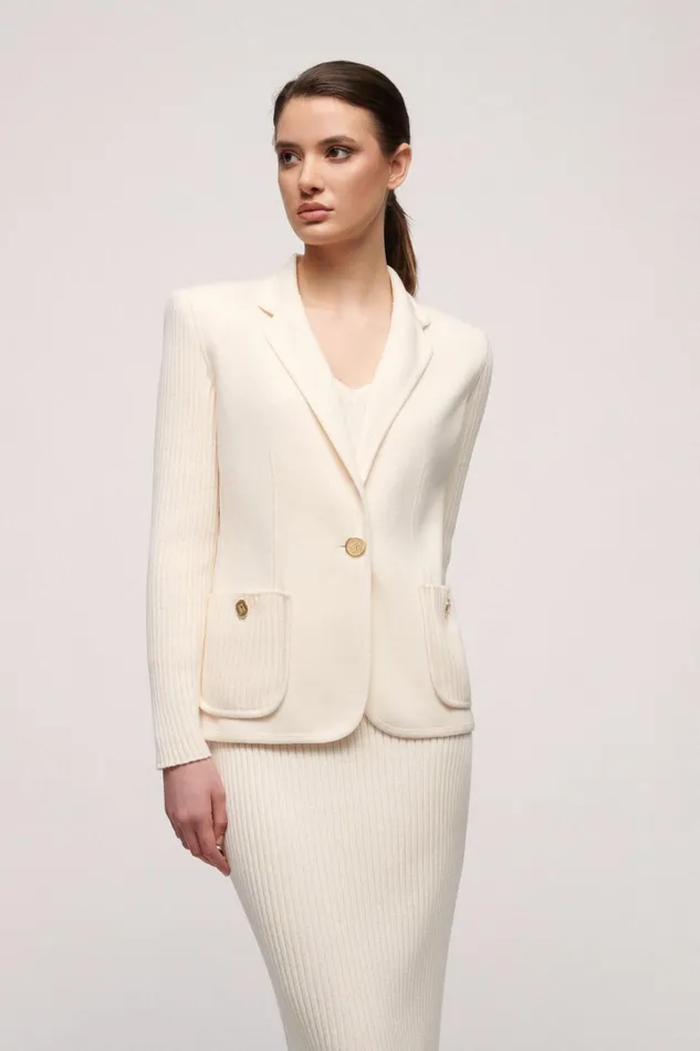 Luisa Spagnoli Jackets and Blazers Women Meritevole Cream