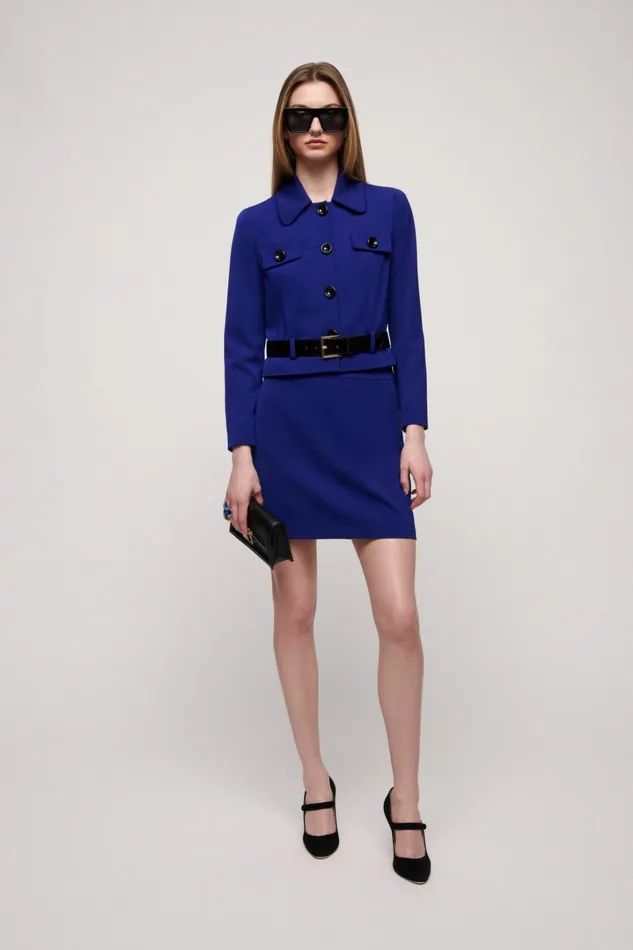 Luisa Spagnoli Jackets and Blazers Women Spia Bluette Luisa Spagnoli Jackets and Blazers Women Spia Bluette