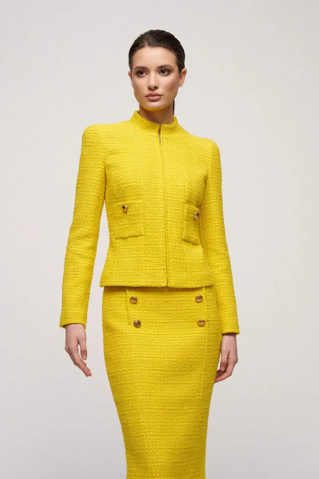 Luisa Spagnoli Jackets and Blazers Women Squadra Yellow