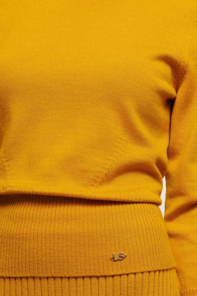 Luisa Spagnoli Knitwear Women Manos Mustard Luisa Spagnoli Knitwear Women Manos Mustard