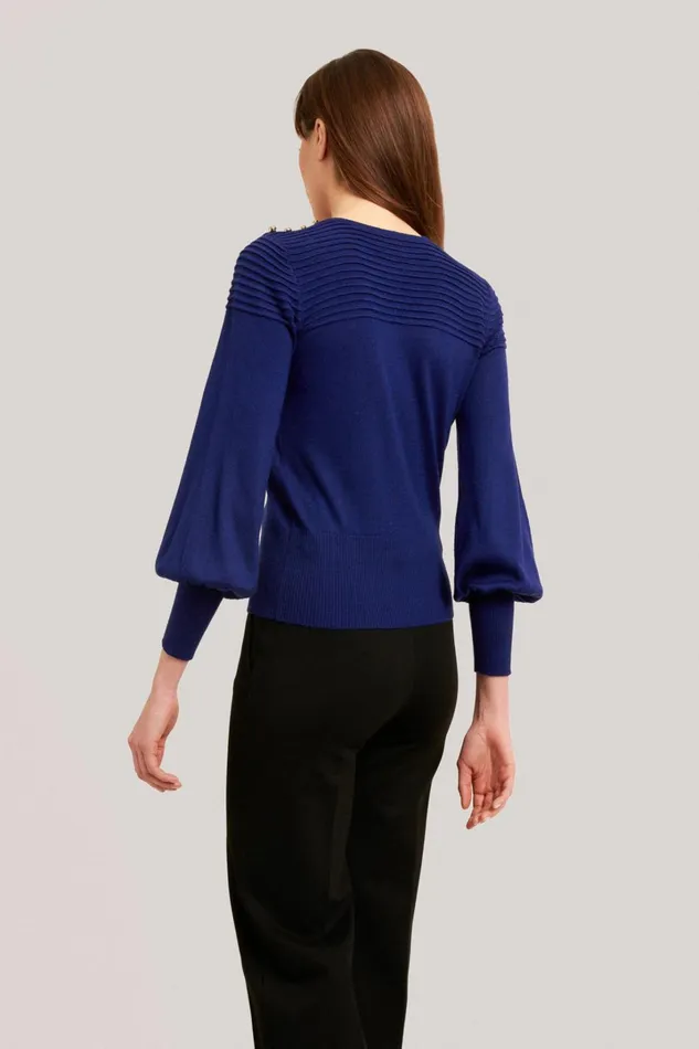 Luisa Spagnoli Knitwear Women Mercerie Ink Blue Luisa Spagnoli Knitwear Women Mercerie Ink Blue