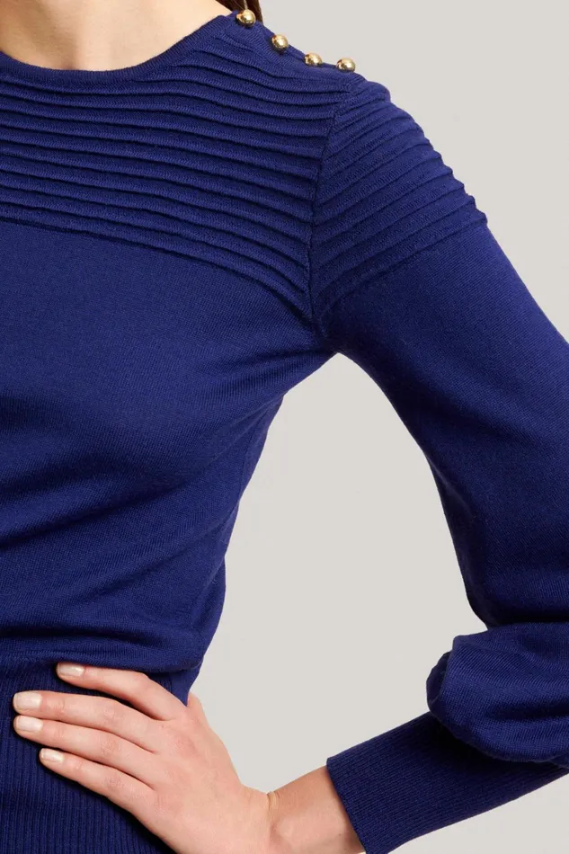 Luisa Spagnoli Knitwear Women Mercerie Ink Blue Luisa Spagnoli Knitwear Women Mercerie Ink Blue