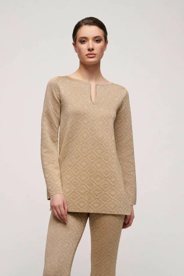 Luisa Spagnoli Knitwear Women Zelda Camelgold