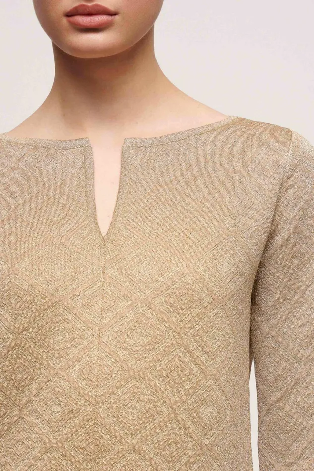 Luisa Spagnoli Knitwear Women Zelda Camelgold Luisa Spagnoli Knitwear Women Zelda Camelgold
