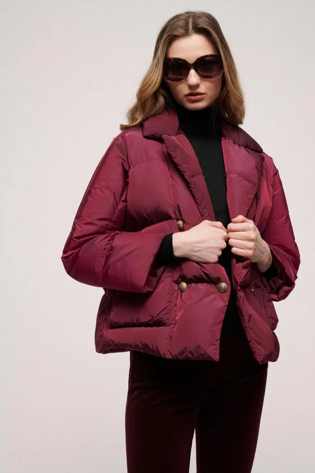 Luisa Spagnoli Outerwear Women Saccente Burgundy