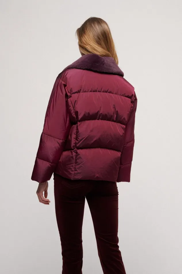 Luisa Spagnoli Outerwear Women Saccente Burgundy Luisa Spagnoli Outerwear Women Saccente Burgundy