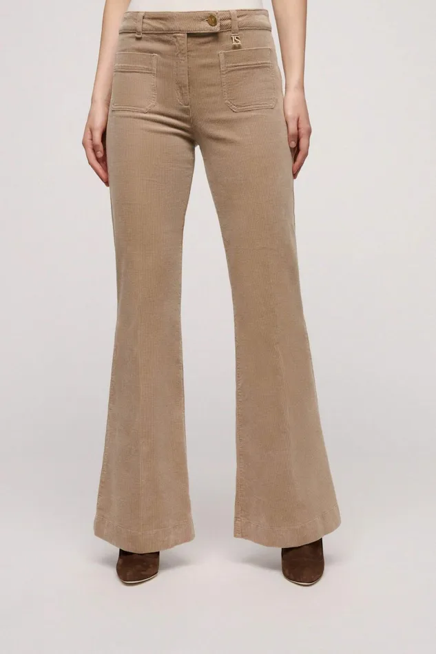 Luisa Spagnoli Pants Women Onico Beige