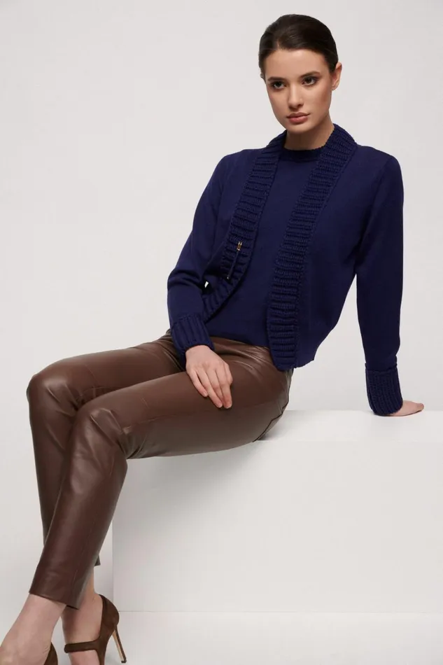 Luisa Spagnoli Tops And TShirts Women Mini Blue Purplish Luisa Spagnoli Tops And TShirts Women Mini Blue Purplish