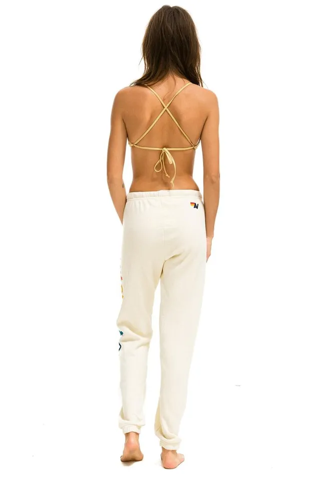 Malibu Sweatpants 8211 Vintage White Women Aviator Nation Sweatpants